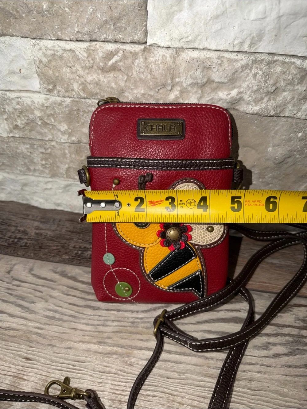 Charming Chala Buzzing Bee Cell Phone Purse Mini Crossbody Bag